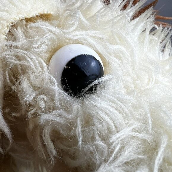 POSSUM TROT Dog Hand Puppet VTG 70s White Fuzzy Education Spot Shaggy Silly 1975 - Picture 11 of 11